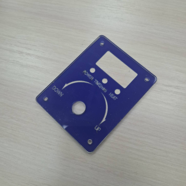 Панель лицевая пульта №10 (аналог,синий пластик)